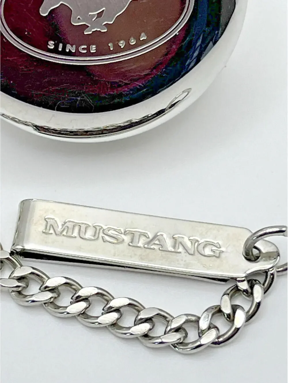 Ford Mustang 40th Anniversary Pocket Watch Collectors Edition Working 2909.3